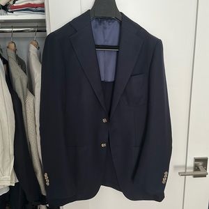 Suitsupply Navy S130 Wool Blazer size 38R (Gently Used)